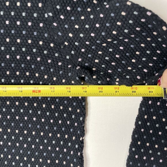 Organic Cotton Nordic Polka Dot Sweater Shirt S Navy Knit Scandi Core by Mansted - Picture 5 of 8